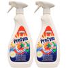 FEI FAN 2x Smacchiatore Enzimatico Spray PREZYM Per Tessuti. Attivo Contro Tutte Le Macc