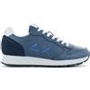 SUN68 Tom Classic Leather - Uomo Sneakers Scarpe In Pelle Blu Z36105-07 NUOVO