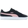 Puma Smash V2 Buck SD - Donna Sneakers Nere Retro Scarpe Tempo Libero NUOVE