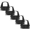 vhbw 5 nastro inchiostrato per Tally 965 965 E 2248 LA30R 960 960 E 2348 LA30N nero