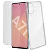 Per SAMSUNG GALAXY A71 5G COVER CUSTODIA SILICONE + PELLICOLA IN VETRO TEMPERATO