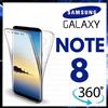 COVER 360 Per SAMSUNG GALAXY NOTE 8 Custodia Fronte Retro TRASPARENTE Silicone