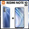 COVER TRASPARENTE + PELLICOLA VETRO TEMPERATO PER XIAOMI REDMI NOTE 10 5G TPU