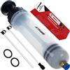 Pompa Siringa Estrattore Olio Motore Universale Aspira Carburante Liquidi Auto
