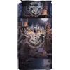 hermet Harry Potter; Set Lenzuola Letto Singolo In Cotone, Lenzuolo Sopra + LZP1