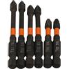 N/A Set punte cacciavite magnetico trattato termicamente Tough as Nails 6 pz (50 65