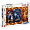 Clementoni - 61885 - Supercolor Puzzle - Harry Potter - 104 pezzi - Made in Ital