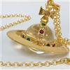 Vivienne Westwood Collana Vivienne Westwood sfera media oro trasparente multi top 6,5 cm C:80 c...