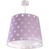 Dalber Lampada da soffitto per Bambini, Stelle Malva Lilla 60 W