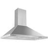 Orbegozo DS 48190 B IN - Cappa aspirante decorativa 90 cm, acciaio inossidabile, estrazione: 630 m3/h, camino regolabile, 3 livelli di potenza, 190 W