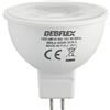 Debflex 600469 - Lampadina a LED grande, attacco a vite, lampadina a fiamma, equivalente a lampadina alogena, lampadina LED S11 Mr16 Gu5.3 4000 K, 8 W, LED Cob 12 V Mr16 4000