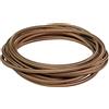 FANTON cavo elettrico tessile TONDO colore marrone 5mt 3G0,75 filo rivestito in tessuto vintage stile retrò per lampadari applique 93867-05
