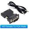 Adattatore compatibile HDMI a VGA Convertitore HDMI 1080P HDMI femmina a VGA