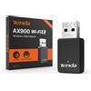 Tenda AX900 Adattatore USB Chiavetta Wi Fi 6 per PC fisso Dual Band 5/2.4 Ghz Soft AP