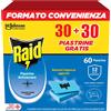 Does not apply Piastrine Antizanzare, 60 Piastrine Inodore per Zanzare Comuni E Tigre, Fino a 1
