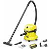 Kärcher Karcher aspiratore solidi liquidi WD 2 Plus V 12/4/18/C filtro a cartuccia tubo