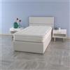 Italian Bed Linen TOPPER MORFEO trapuntato con fascia coprimaterasso, Singolo 80x195cm i0Ou