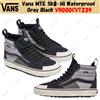 Vans MTE Sk8-Hi impermeabile grigio nero VN000CVT239 taglia uomo
