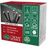 Konstsmide catena luminosa a micro LED, 10 diodi a luce bianca calda, 24 V trasformatore interno, cavo verde 6350 - 120