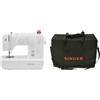 SINGER Promise 1412 Macchina da Cucire, Bianco & 250032396-Borsa per Macchina da Cucire, Nero, 46 x 20.5 x 34 cm, 46x20.5x34
