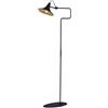 Homemania HOMAX_4657 Lampada da Terra Wiseper Interni, Pavimento, Nero in Metallo, 45 x 55 x 143 cm
