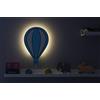 Homemania Lampada a Parete Cappodocia Balloon, Blu, Bianco, Nero, L25xP3xA40 cm