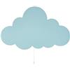 Homemania Lampada a Parete Cloud, Blu, L40xP3xA25 cm