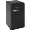 INFINITON ELECTRONICS INFINITON FG-V159 - Frigorifero Vintage, Nero, 90L, 1 porta, Chilling Area, Cassetto Crisper Box, 2 Vassoi Vetro, 3 Balconi, Funzionamento Silenzioso 41dB