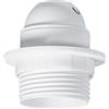 Legrand LEG91135 - Portalampada con anello/uscita del cavo sul lato, per lampadina da avvitare, E27, colore: Bianco