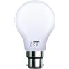 Debflex 600402 - Lampadina a LED grande, attacco a vite, lampadina a fiamma, equivalente a lampadina alogena, LED S19 A60, in vetro chiaro, 4 W B22 4000 K