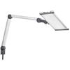 TSL-Escha 8704825 - Lampada a LED con braccio snodato, microstruttura, 1,0 A, 48 W, colore: Argento