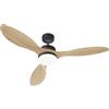 Farelek Oklahoma Ventilatore a Soffitto Con Led Potenza 100 W, Diametro 1370 mm, Telecomando, Selettore di velocità, Numero di velocità X3,