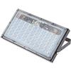 Jandei - Proiettore LED nero 50 W, ultra sottile, assemblabile, per esterno, braccio parete, soffitto (bianco caldo 3000 K)