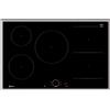 Neff, T58SHW1L0 - Piano cottura a induzione combinato autosufficiente con controllo Twist Touch, N70, larghezza 80 cm, colore nero con telaio sospeso