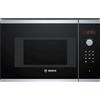 Bosch BFL523MS1F, Serie 4, Microonde da incasso, 7 Programmi automatici cottura, Display digitale a LED, Cleaning Assistance, Nero