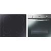 Candy CITT642C/E1 Piano Cottura a Induzione, 4 fuochi, Vetroceramica, da Incasso, Power Management, Touch, Grill, Blocco Sicurezza Bambino, Nero & FCS 100 X/E Forno Elettrico da Incasso, Statico