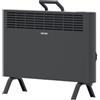 Stiebel Eltron Nuovo riscaldamento elettrico a risparmio energetico, CNS-B 2000 Plus LCD move, 2 kW per circa 25 m², certificato TÜV, display LCD, timer settimanale, nero, 207068