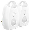 Masterplug NLPIR/2-MP - Luce notturna a LED con sensore di movimento da interni
