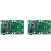 No 2X Scheda Amplificatore Bluetooth 5.0 Porta Seriale AUX 20W/30W per Cam2803