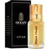 OCEAN SKIN SCIENCE Ocean Skin Black Heart Roll On Attar Profumo Di Lunga Durata, 6ml