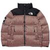 Supreme Giacca Nuptse Supreme The North Face con borchie rossa
