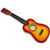Gioco Chitarra Classica In Legno 6 Corde Giocattolo Bambini 60cm