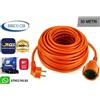 lld Cavo Prolunga Corrente Elettrica Presa Schuko Domestica Casa Giardino 220V 30MT