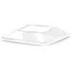 POLOPLAST PIATTINI QUADRATI TRASPARENTI CM.9,6 CONF 50 PEZZI PARTY
