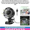 OUILA Mini Ventilatore Da Tavolo 9 Velocità Con Clip Rotazione a 360° Cavo 1.2Mt USB