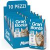 Monge Gran Bontà Crocchette Adult Pesce Alimento Completo Secco Gatti 4kg 10 Pez