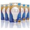 Aigostar Lampadina LED A60 E27 15W Sensore Crepuscolare 3000K 1500lm 5 Pezzi