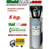 WELDITALIA BOMBOLA CO2 ANIDRIDE CARBONICA PER GASATURA 5 KG. 7 LT CARICA PIENA