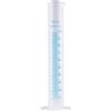 Latrat Cilindro graduato plastica 100ml, trasparente, lab, farmacia, aromaterapia