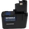 EXTENSILO 2x Batteria per Würth ABS 12M-2 ABS 12 M-2 ABS 12 M2 ABS12-M2 ABS 12M2 3,3Ah 12V